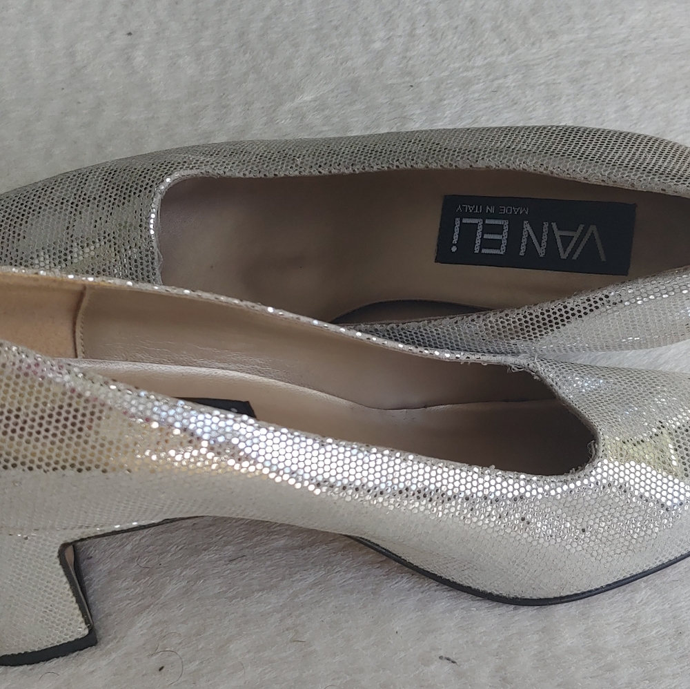 Vaneli shoes silver - size 7